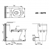 Унитаз-моноблок-Afive-A5-8279 Унитаз моноблок Afive A5-8279